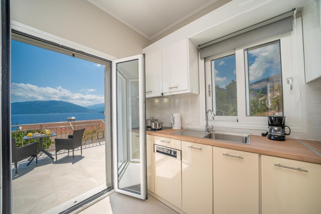 Maritina'S Apartments Amazing Sea View Agia Efimia Zewnętrze zdjęcie